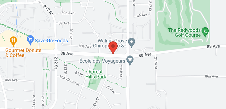 map of 48 21535 88 AVENUE